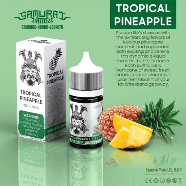 將軍鹽 SAMURAI 純正日系風味 30ML/35MG 原裝正品 電子煙煙油 鹽油 丁鹽 小油:圖片 3